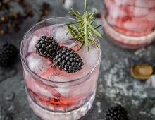 Blackberry Botanical Gin and Tonic