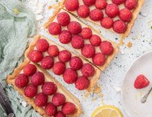 Raspberry White Chocolate Lemon Tart