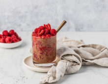 Chocolate Raspberry Ripple Chia Pudding