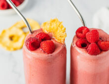 Tropical Raspberry & Pineapple Smoothie